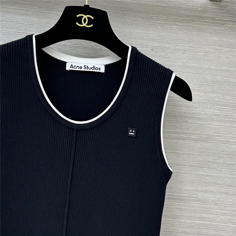 Acne Studios Knitted Vest Dress Replica Clothing Sites