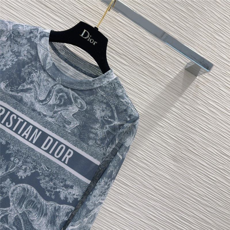D10r joie de vivre print bottoming shirt replicas clothes