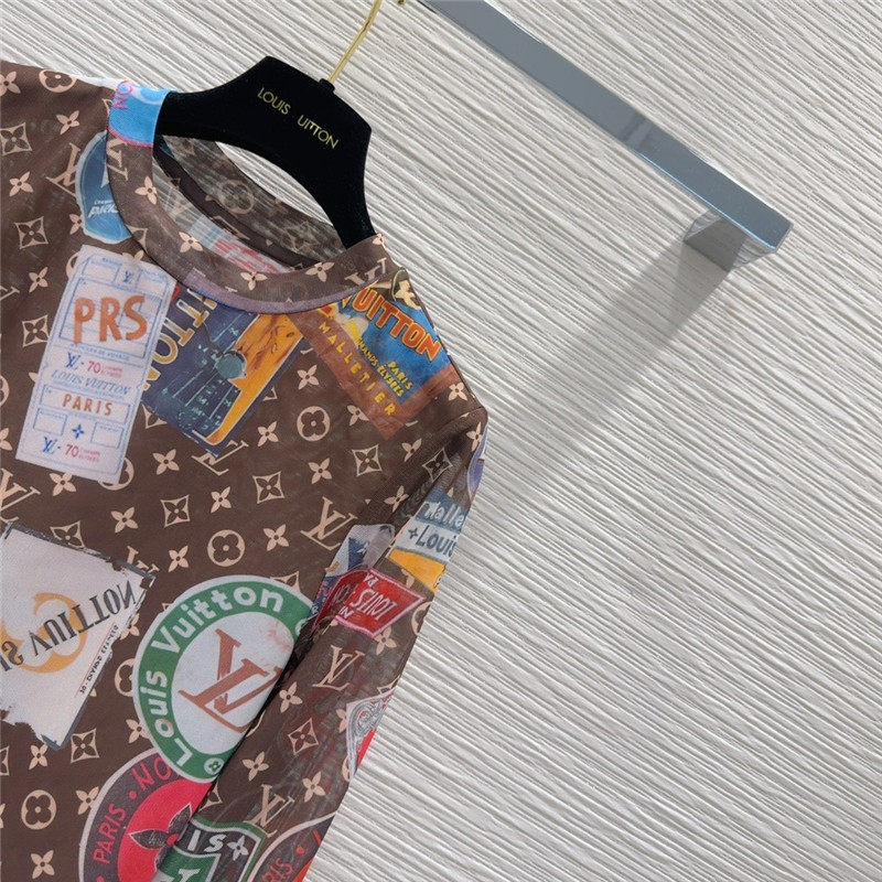 D10r joie de vivre print bottoming shirt replicas clothes
