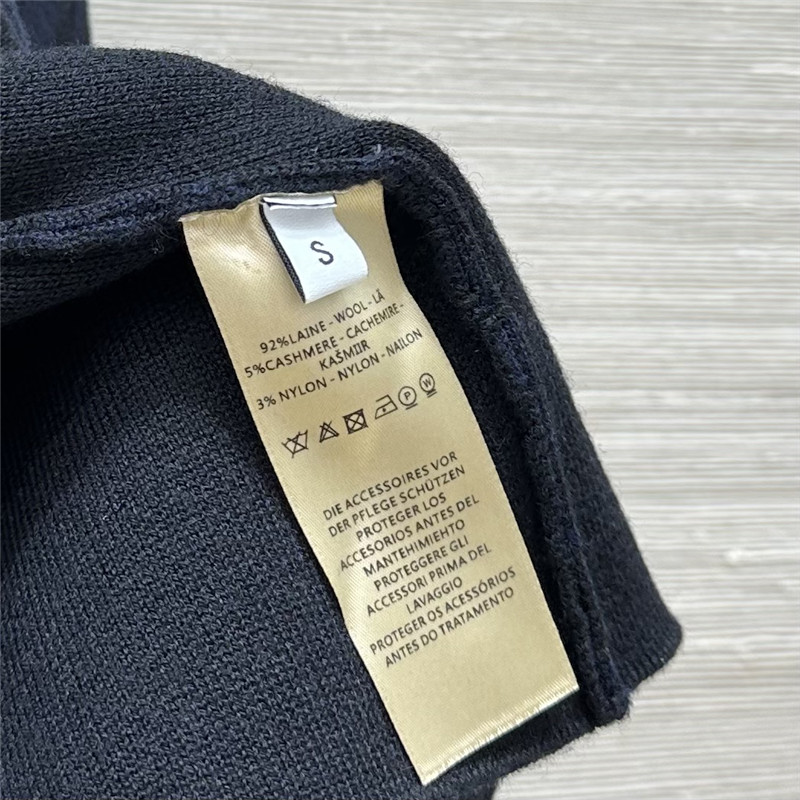 H**me5 logo double-woven wool knit jacket replica clothing