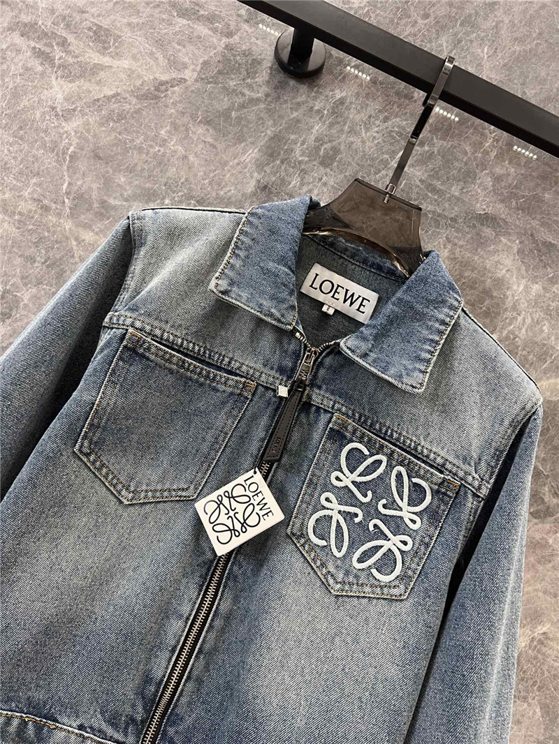 L0ew* short denim jacket replica clothing sites