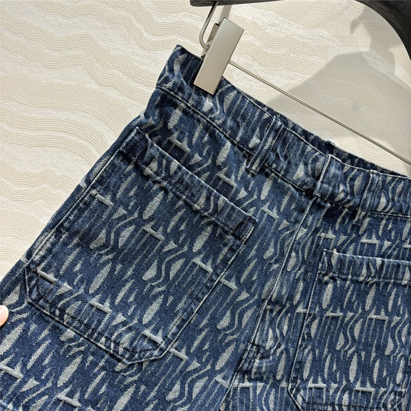 D10r mid-rise double pocket denim shorts replica clothes