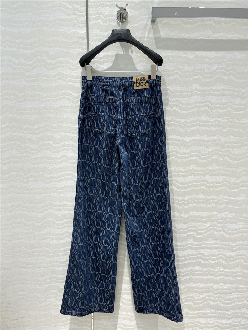 D10r mid-rise double pocket denim straight pants replica clothing