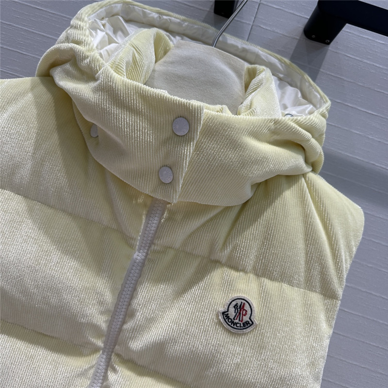 Moncler corduroy vest down jacket replicas clothes