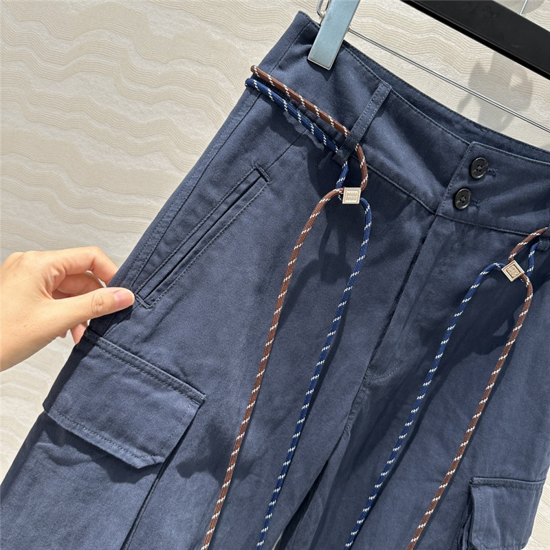 M1um1u cargo pocket straight pants replica d&g clothing