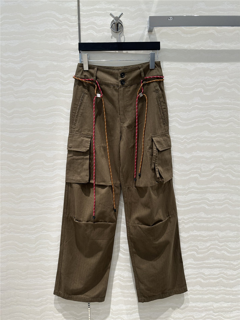M1um1u cargo pocket straight pants replica d&g clothing
