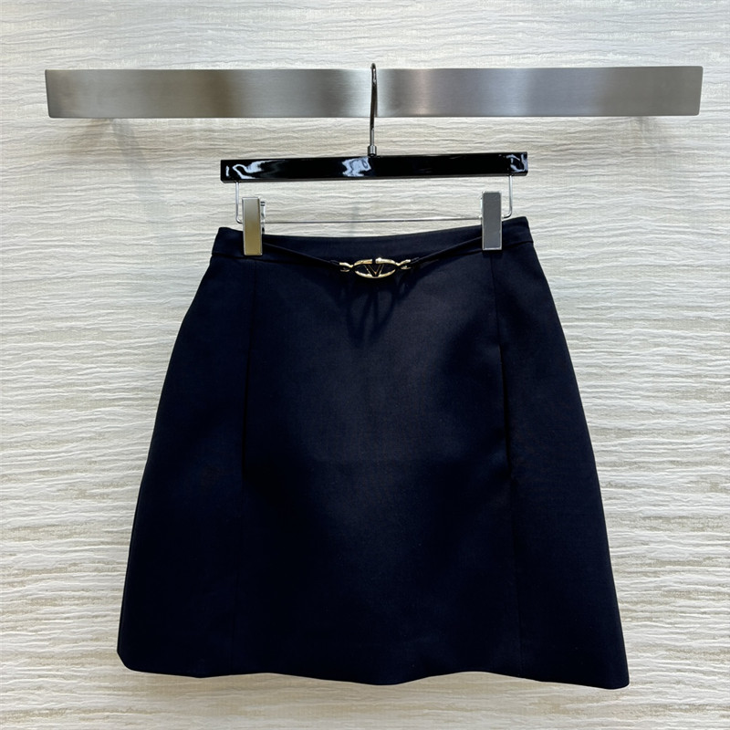 Va1e*ntin0 navy blue short skirt replica clothing sites