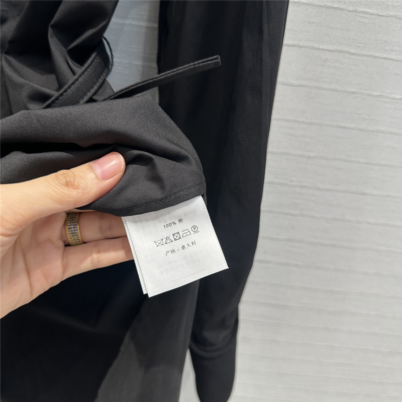 D10r navy style shawl collar shirt replica designer clothes