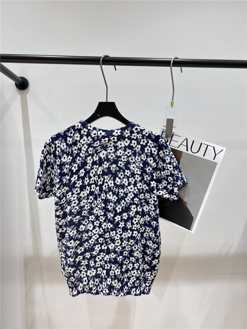 Ch**el new floral tops cheap replica designer clothes