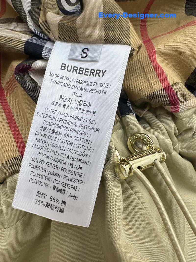 Bv*b*rry small stand collar waist design trench coat replicas clothes