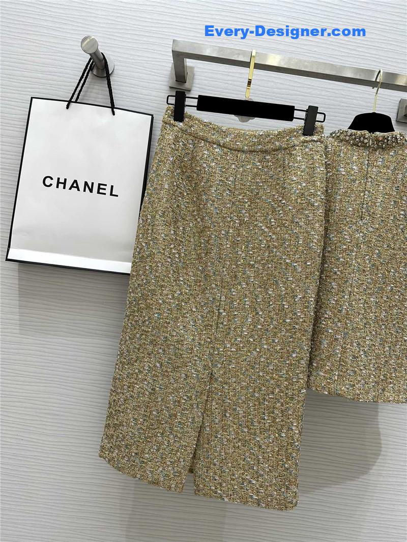 Ch**el tweed suit cheap replica designer clothes