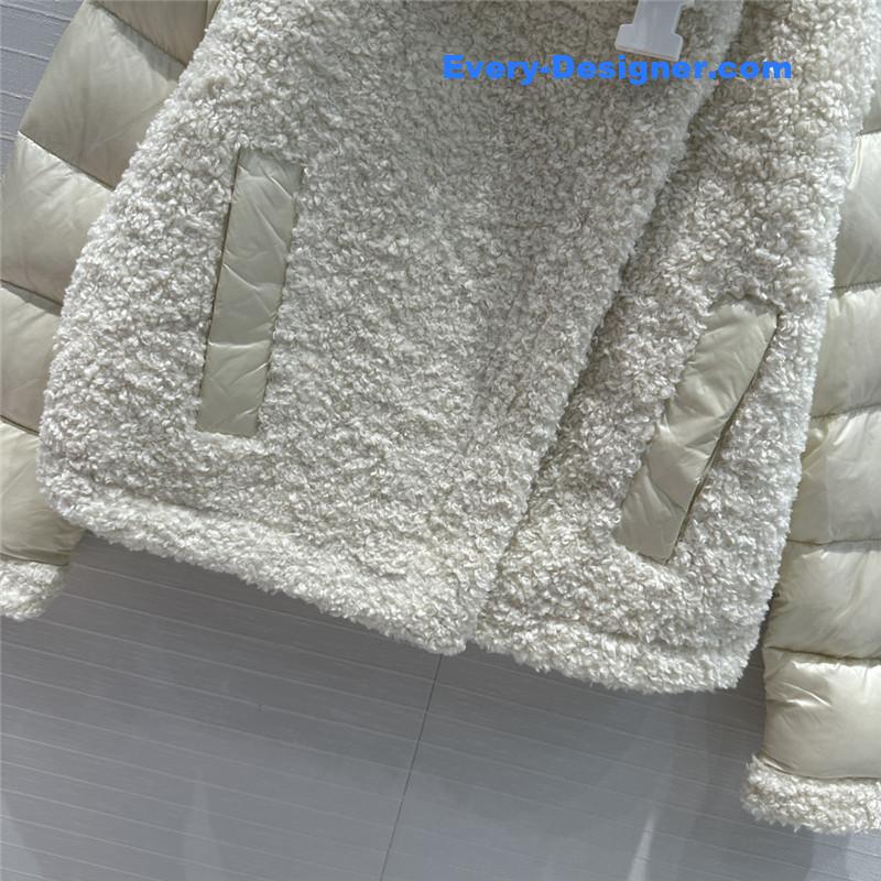 Moncler wool motorcycle down jacket replica clothes