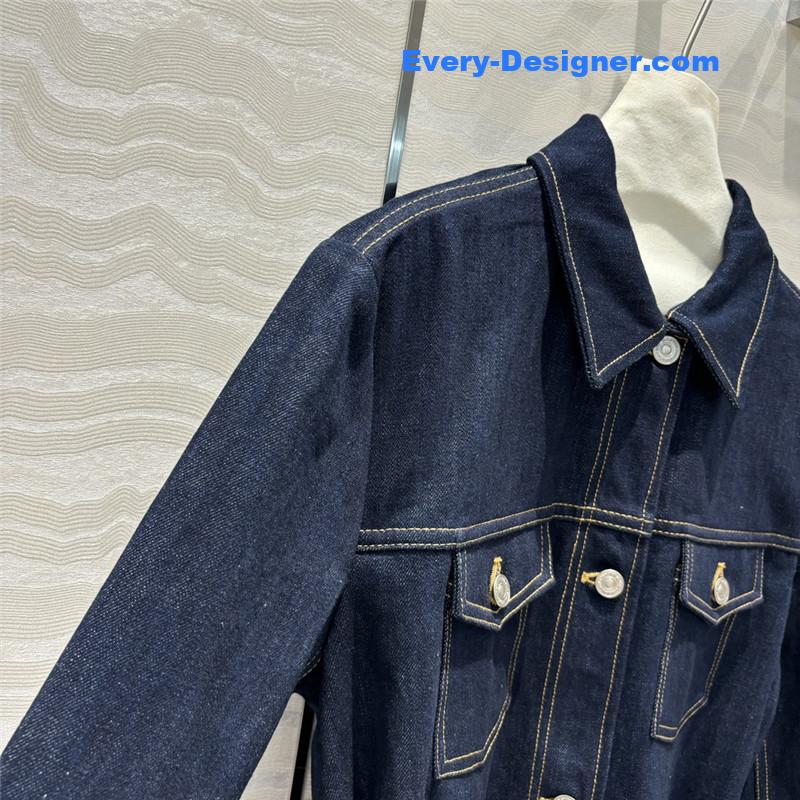 D10r denim jacket trench coat replica d&g clothing