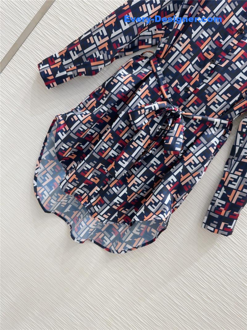 F**di nautical series shirt dress replica clothing sites