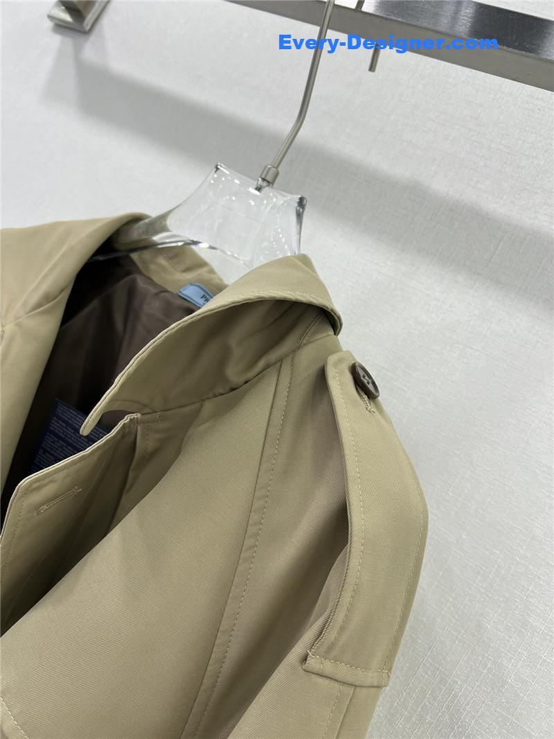 Pra*a short trench coat replica clothing sites