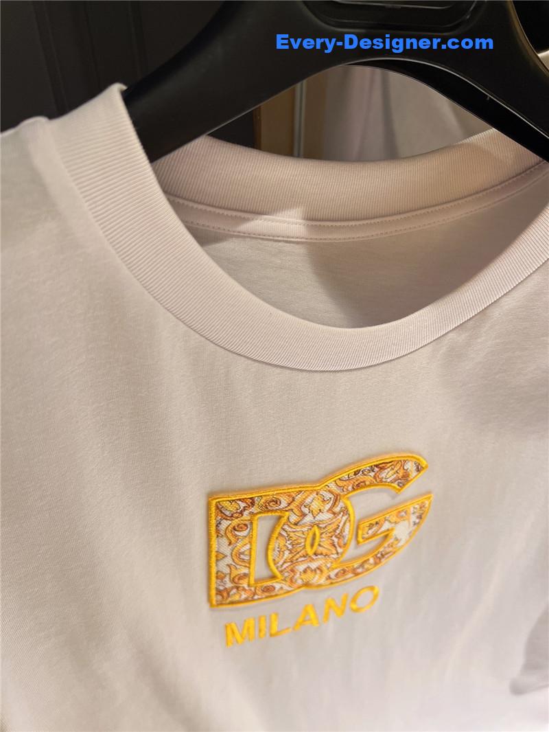Dolce & Gabbana d&g positioning printed T-shirt replica clothes