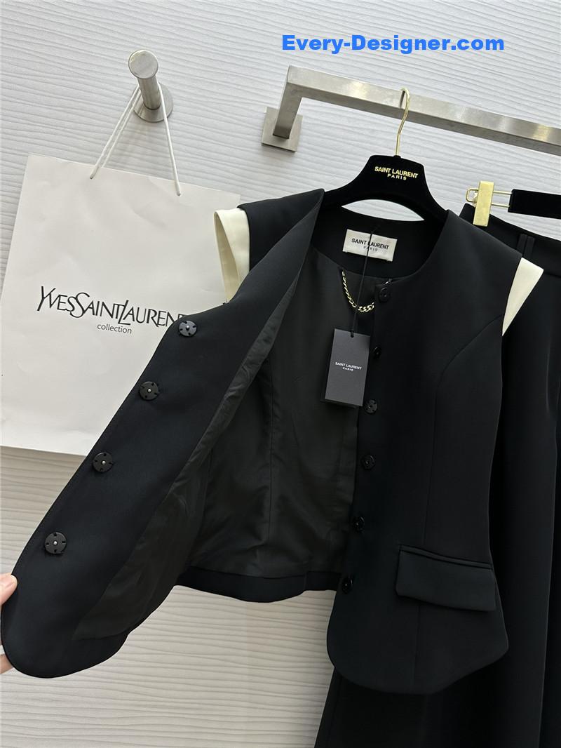 Y51 metal button vest + wide-leg pants set replica clothing sites