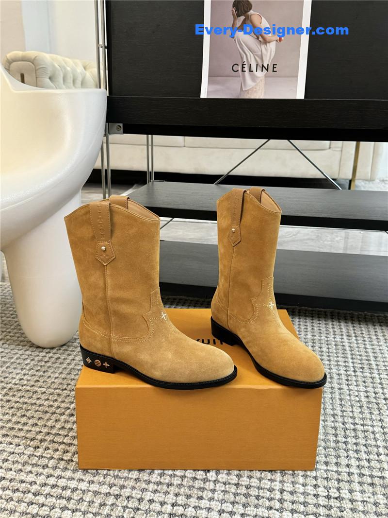 l0vis Vvtt0n lv suede rider boot in brown