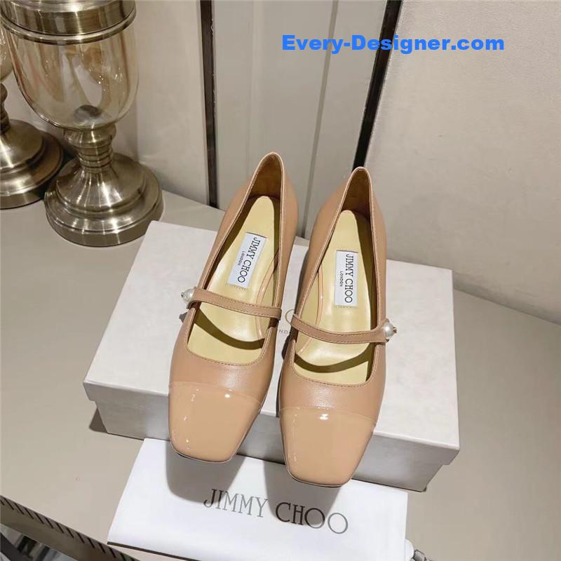 J1m*y Ch00 elisa 45 nude nappa patent pumps