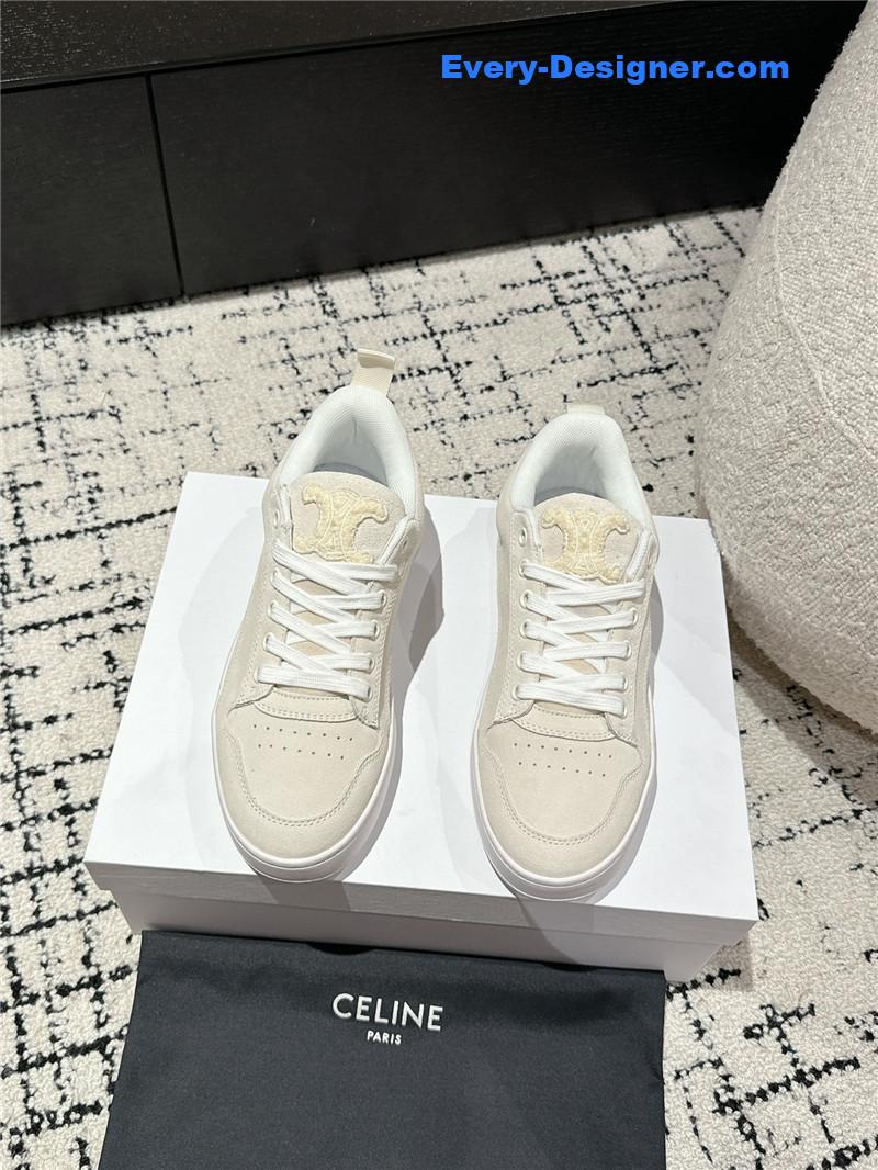 Ce1i*e suede huntington low lace-up sneakers