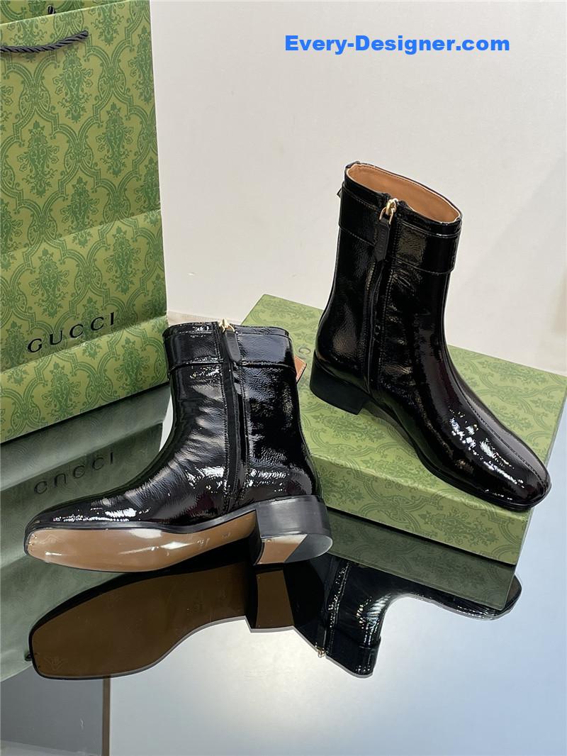 Gvc*1 retro g 35mm oil wax leather ankle boots