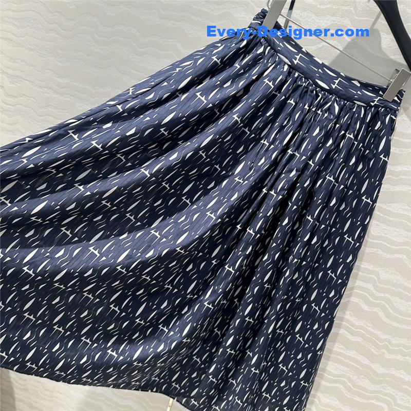 D10r letter element printing pattern long skirt replicas clother