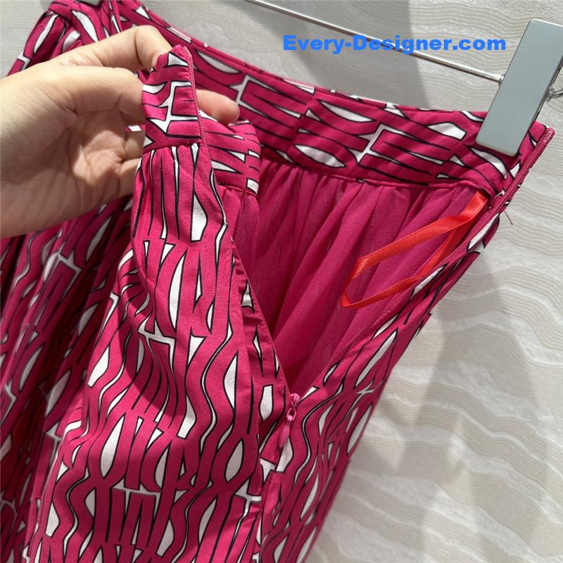 D10r letter element printing pattern long skirt replicas clother