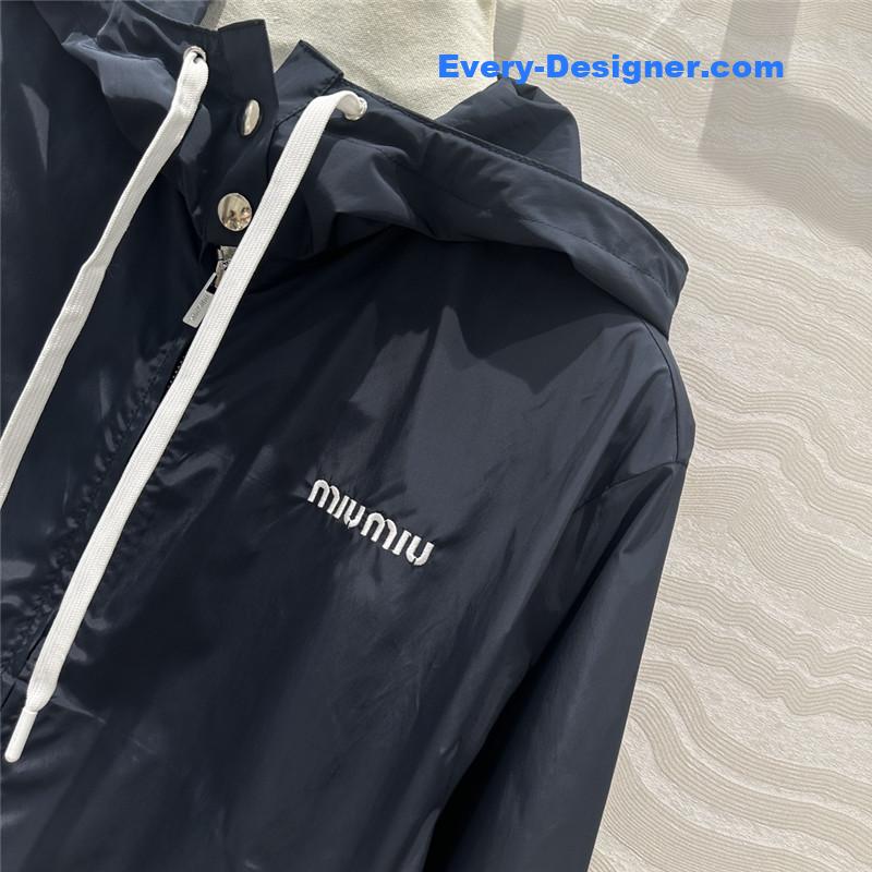 M1um1u zipper jacket chap replica designer clothes