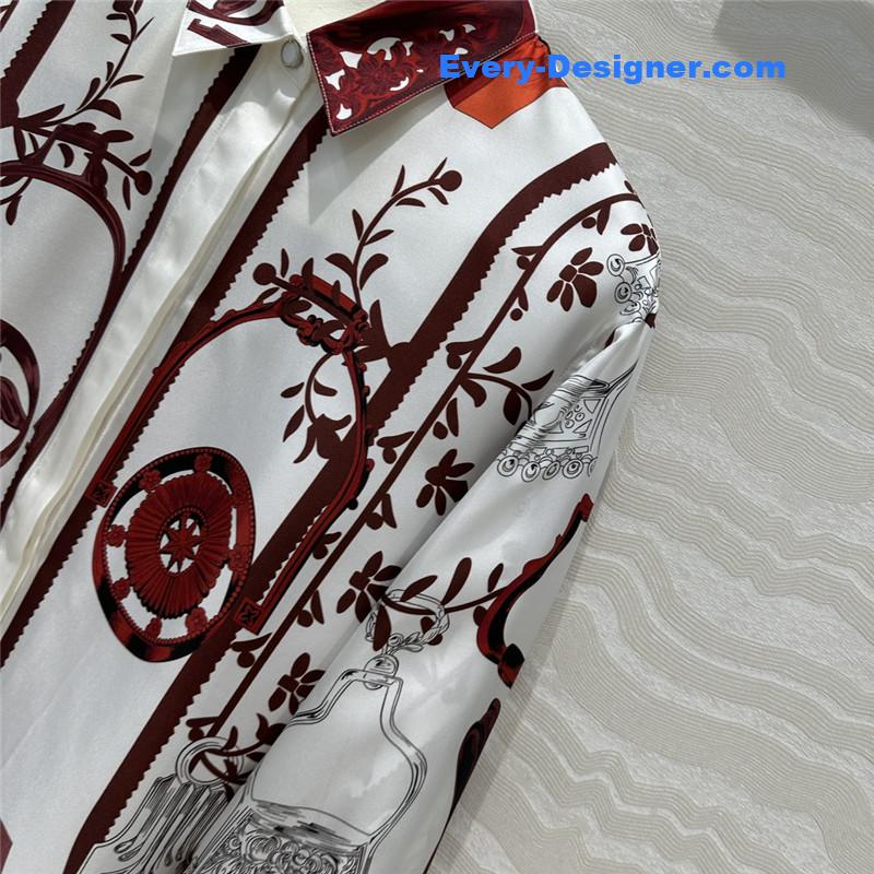 H**me5 printed silk shirt replica clothing sites
