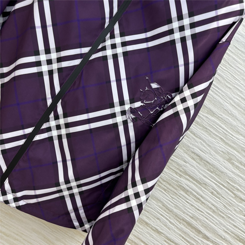 Bv*b*rry hooded check trench coat replica designer clothes