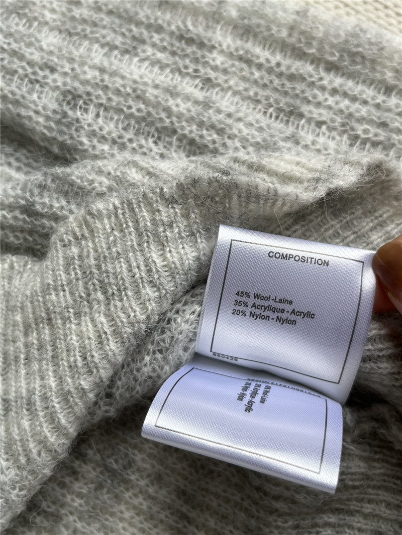 Ch**el embroidered knitted top replica clothing sites