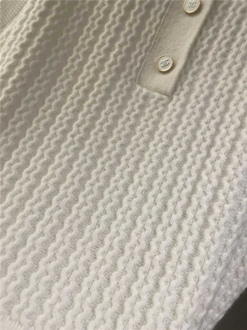 Ch**el cashmere button vest replica d&g clothing