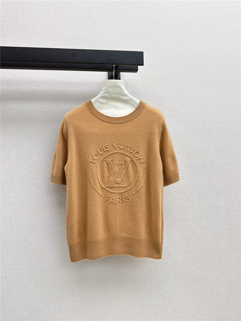l0vis Vvtt0n lv knitted short-sleeved top replicas clothes