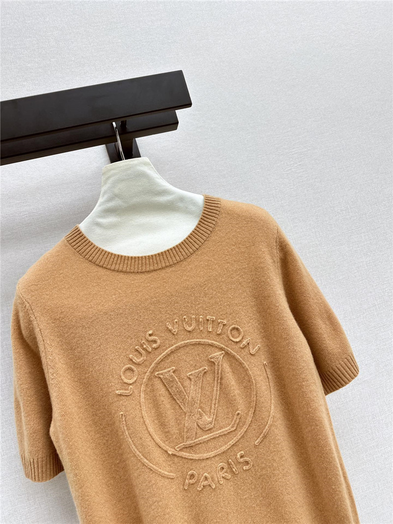 l0vis Vvtt0n lv knitted short-sleeved top replicas clothes