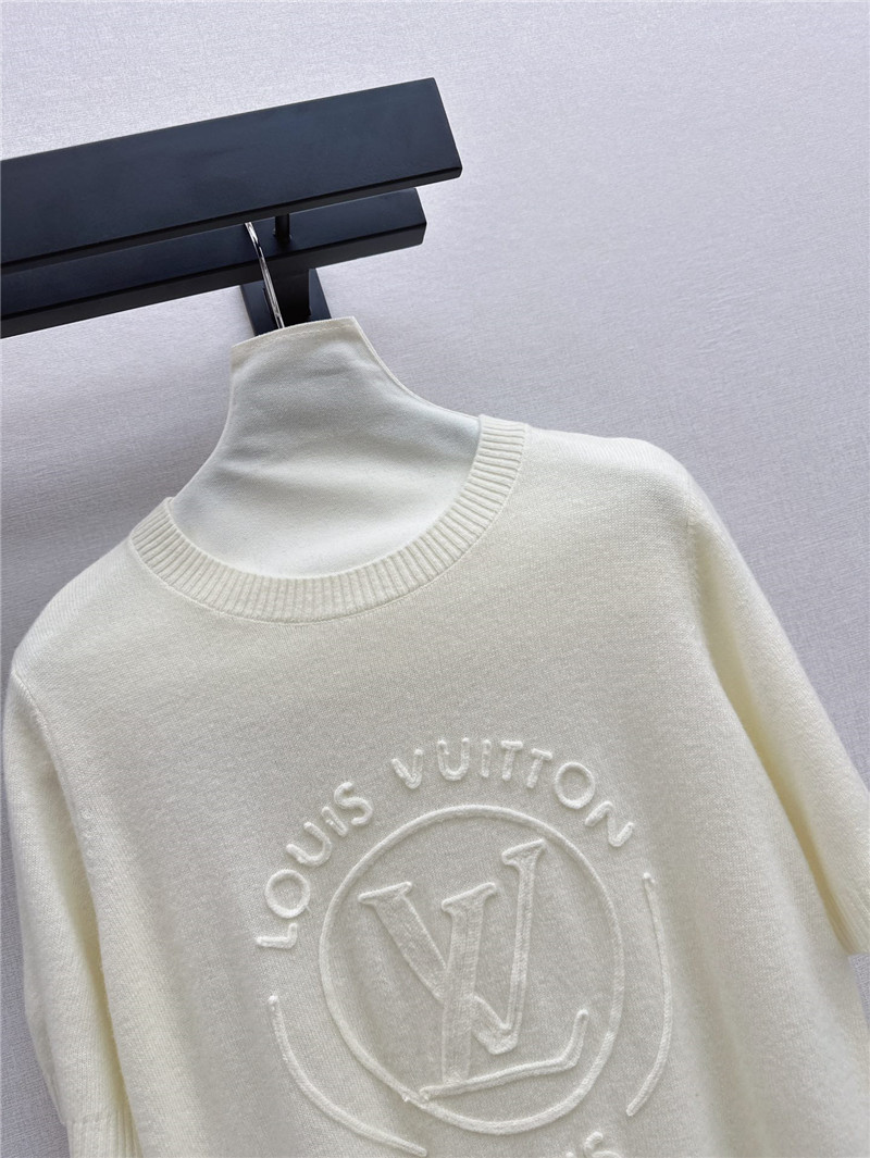 l0vis Vvtt0n lv knitted short-sleeved top replicas clothes