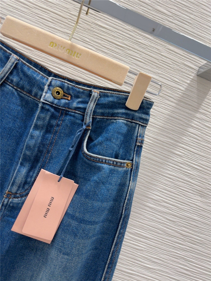 M1um1u denim skirt replica clothing sites
