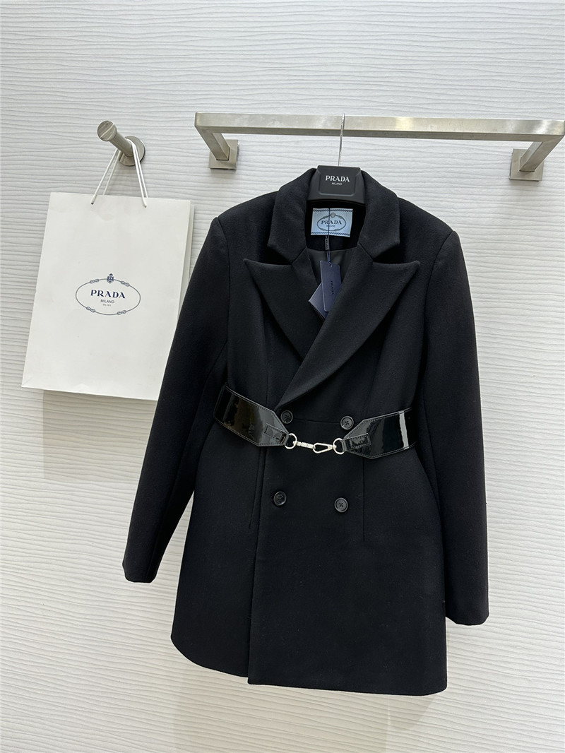 Pra*a mid-length suit jacket replica clothing sites