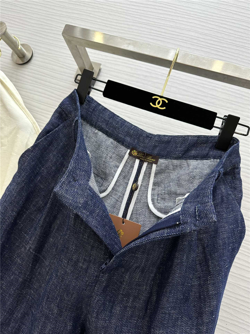 L0r0 P1ana linen wide-leg trousers replica clothing sites