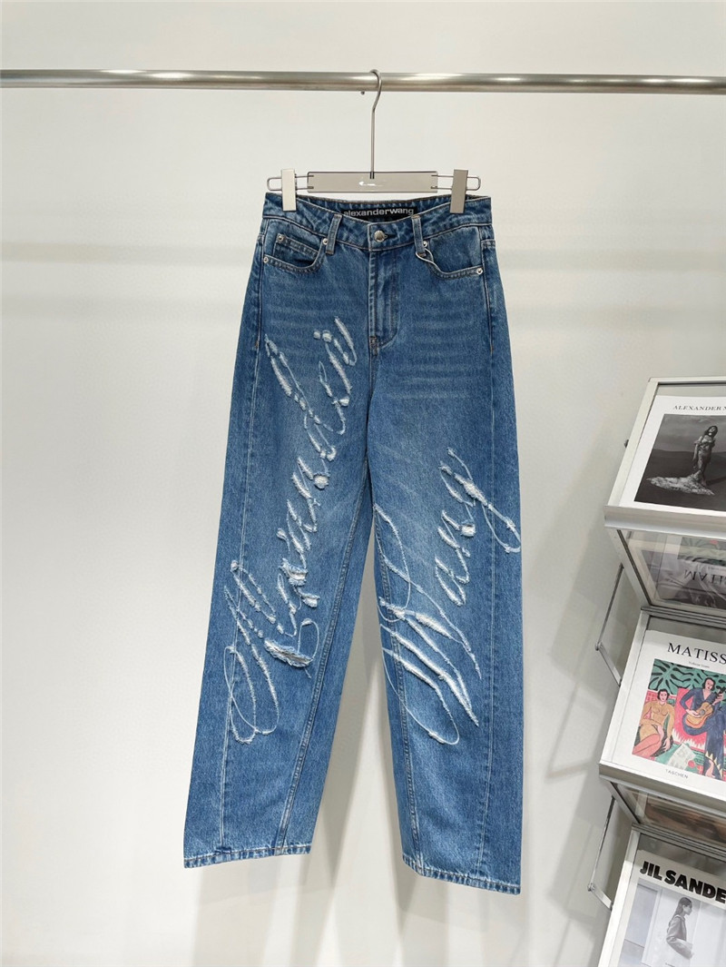 A1exa*der wang wide-leg jeans replicas clothes