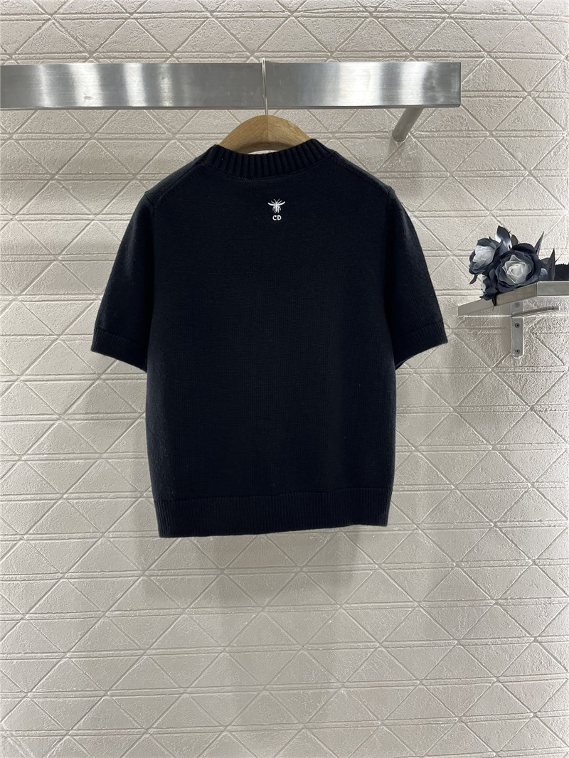 D10r D10ralps short-sleeved wool top black