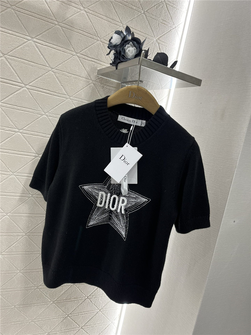D10r D10ralps short-sleeved wool top black