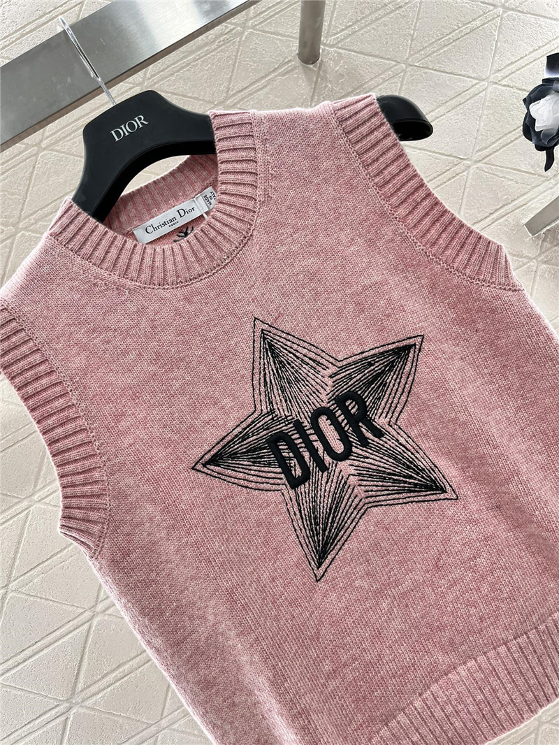 D10r D10ralps sleeveless wool top pink