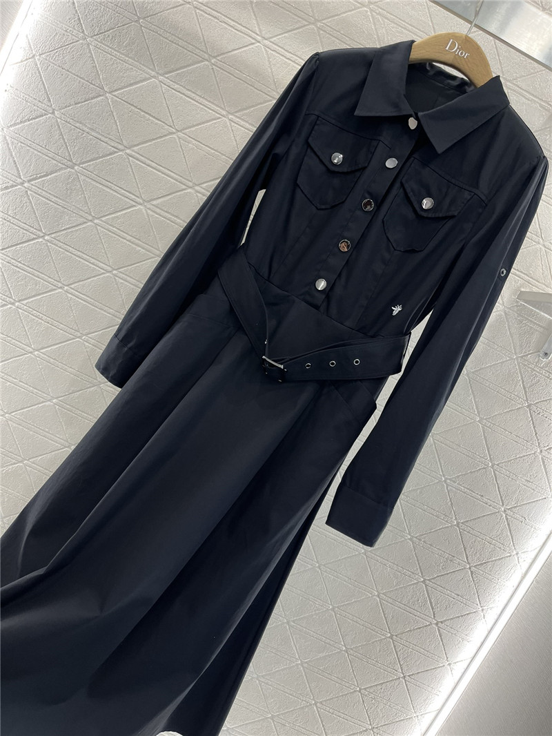 D10r long sleeve belt shirt dress replica d&g clothing