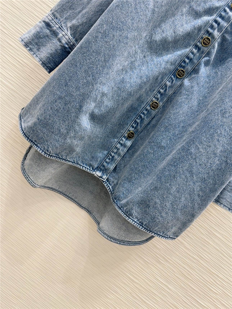M1um1u denim jacket replica clothing sites