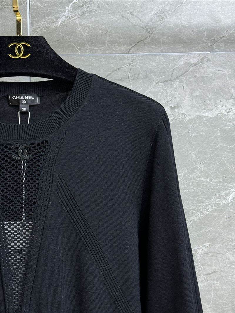 Ch**el double c knitted dress replica d&g clothing