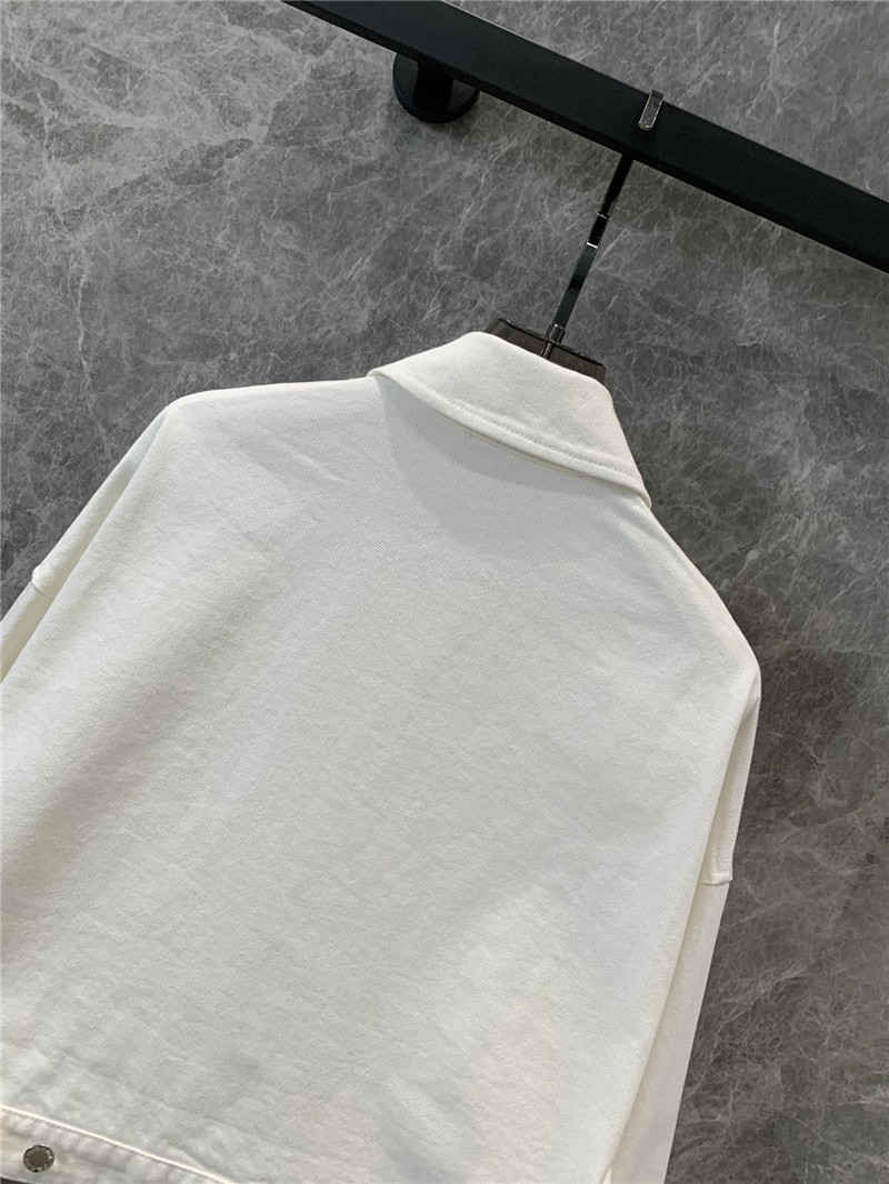 Pra*a evergreen denim jacket replica d&g clothing