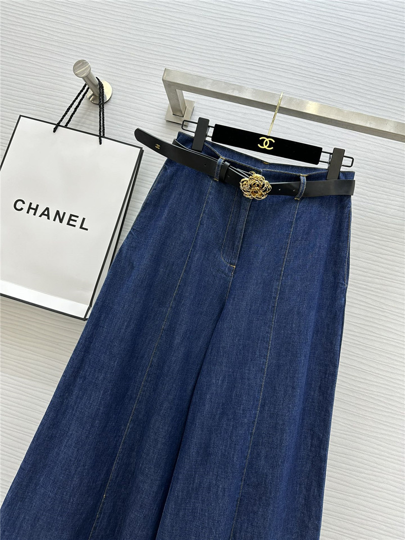 Ch**el wide leg jeans cheap replica designer clothes