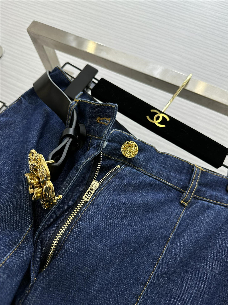 Ch**el wide leg jeans cheap replica designer clothes