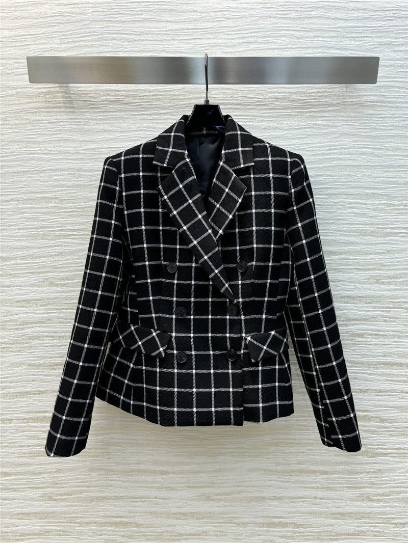 D10r checkered suit jacket cheap replica designer clothes