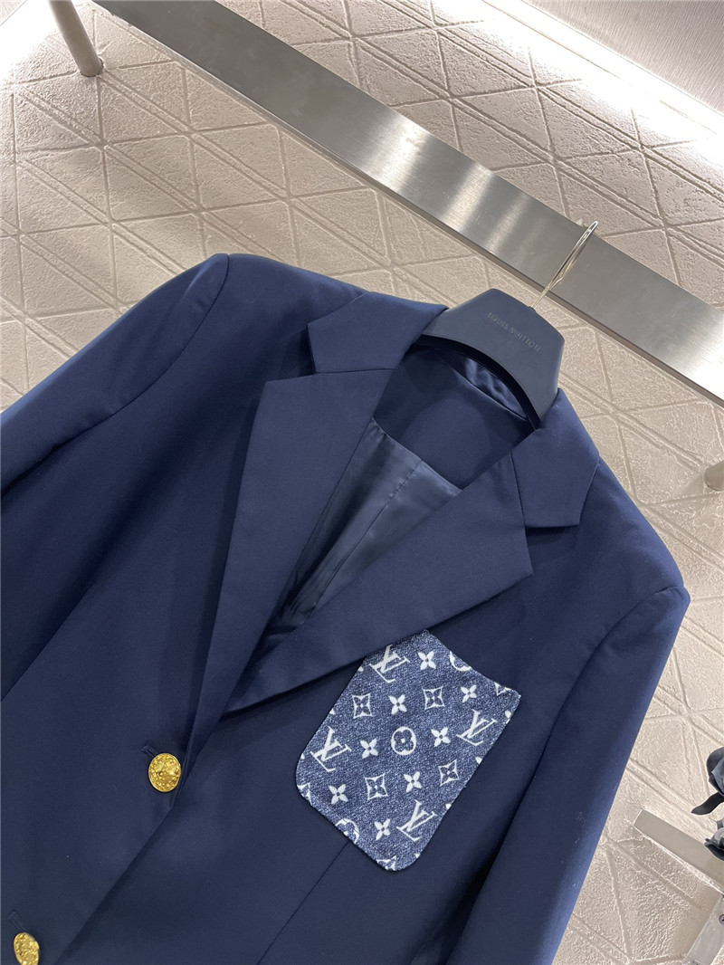 l0vis Vvtt0n lv lapel pocket suit jacket replica clothes